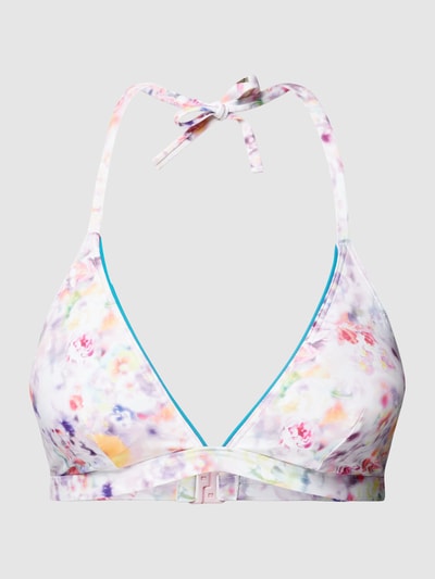 Esprit Bikini-Oberteil mit Allover-Muster Blau 2