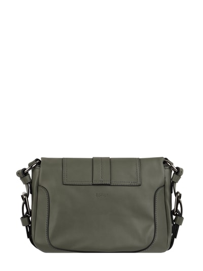 Esprit Crossbody Bag in Leder-Optik Oliv 5