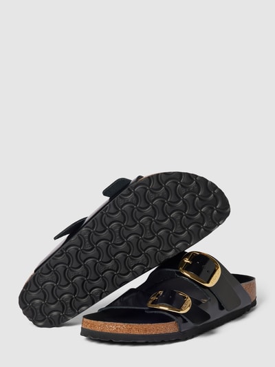 Birkenstock Slides aus echtem Leder Modell 'LENA' Black 4