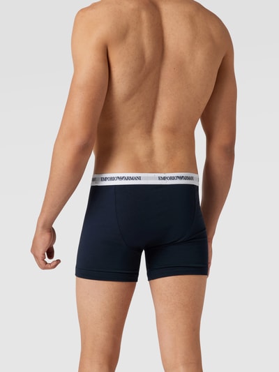 Emporio Armani Boxershort van katoenmix met elastische logoband Wit - 4