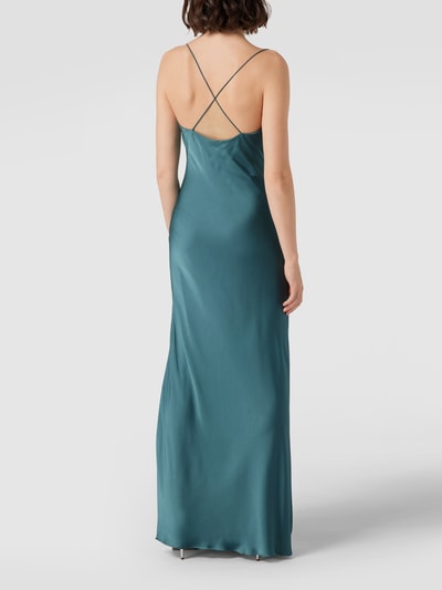 Unique Abendkleid mit Wasserfall-Ausschnitt Mint 5