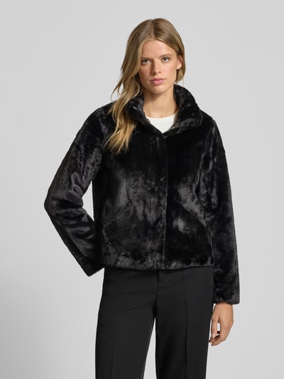 Only Kurtka o kroju regular fit z imitacji futra model ‘NEWVIDA’ Czarny 4