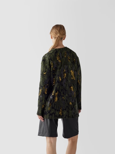 Zadig & Voltaire Strickjacke mit Camouflage-Muster Oliv 5