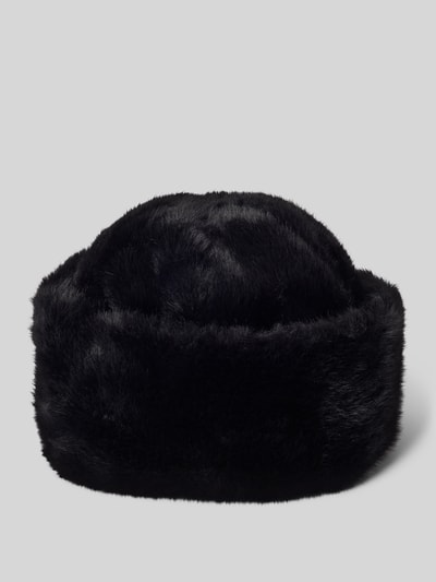 Pieces One Size Mütze in Kunstfell-Optik Modell 'JUTLANDIA' BLACK 1