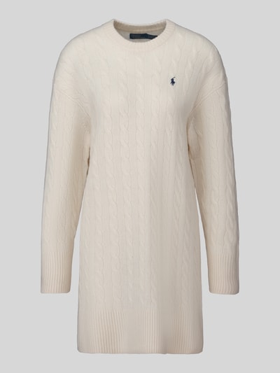 Polo Ralph Lauren Strickkleid aus Woll-Kaschmir-Mix Weiss 2
