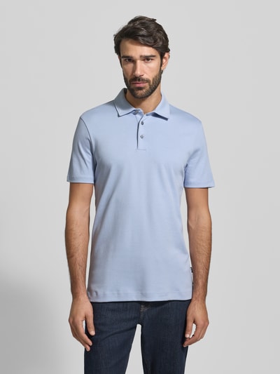 BOSS Regular Fit Poloshirt aus reiner Baumwolle Modell 'PALOSH' Flieder 4