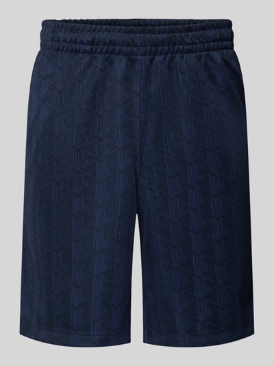 Lacoste Regular Fit Sweatshorts mit Tunnelzug Dunkelblau 1
