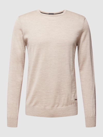 JOOP! Collection Longsleeve in Strick-Optik Modell 'Denny' Sand 2