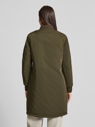 Original Bombers Parka met opstaande kraag en tweewegsritssluiting Kaki - 5