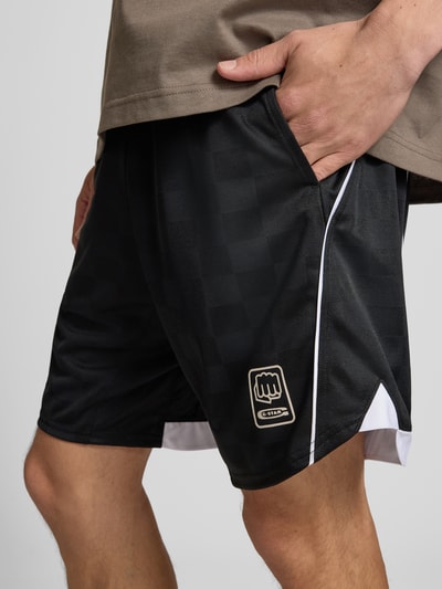 G-Star Raw Relaxed Fit Shorts mit Motiv- und Label-Print Modell 'Football' Black 3