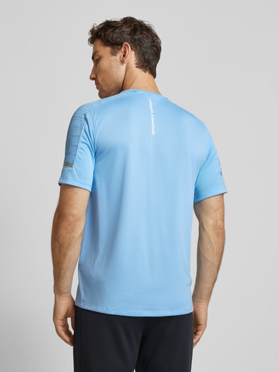 Under Armour T-Shirt mit Label-Print Modell 'Tech Utility' Rauchblau 5