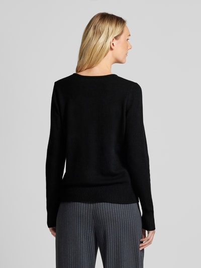 Christian Berg Woman Gebreide pullover met ribboorden Zwart - 5