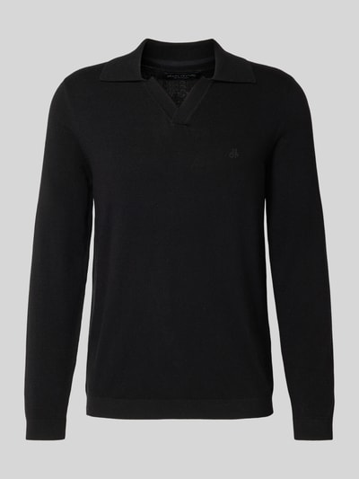 Marc O'Polo Regular Fit Strickpullover aus Baumwoll-Schurwoll-Mix Black 2