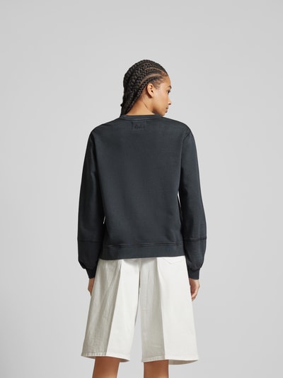 Lala Berlin Oversized Sweatshirt mit Ballonärmeln Black 5