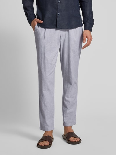 MCNEAL Leinenhose aus Leinen-Mix Mittelgrau 4