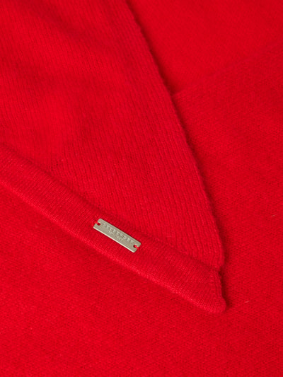 Seeberger Schal aus reinem Kaschmir mit Label-Detail Rot 2