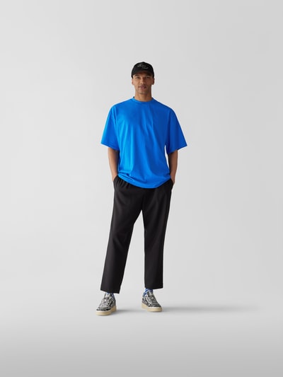 Preach Oversized T-Shirt mit Label-Print Royalblau 1