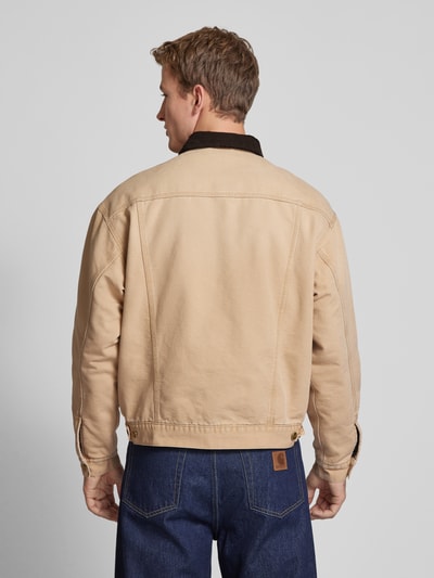 Carhartt Work In Progress Jack met labelpatch, model 'DAYTON' Beige - 5