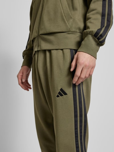 ADIDAS SPORTSWEAR Relaxed Fit Sweatpants mit Logo-Stitching Oliv 3