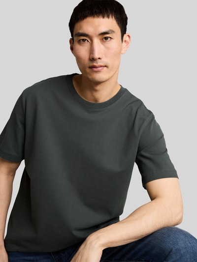 Tom Tailor Relaxed Fit T-Shirt aus Baumwoll-Mix Oliv 3