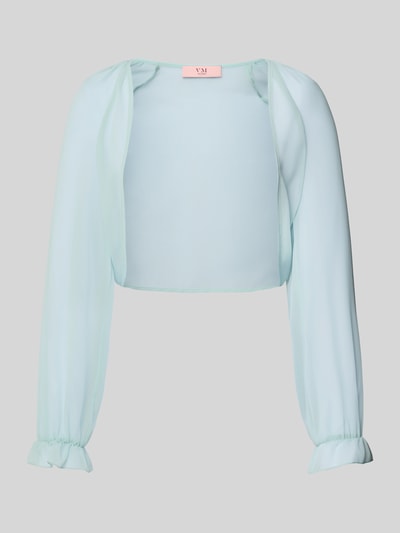 V.M. Cocktailjacke aus Chiffon in verkürzter Passform Mint 2