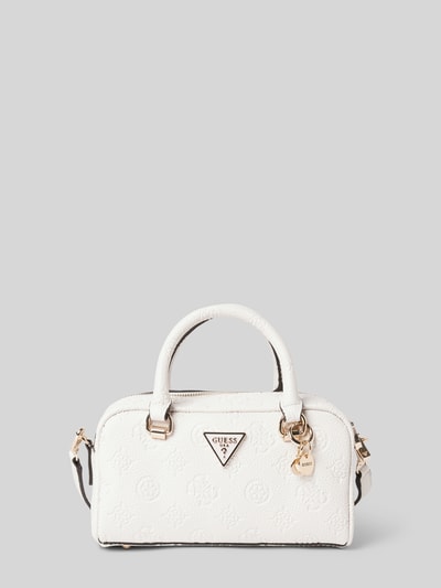 Guess Handtasche mit Label-Anhänger Modell 'CRESIDIA' Offwhite 2