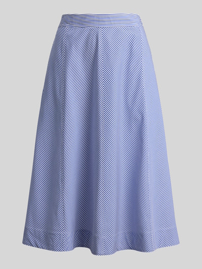 Lauren Ralph Lauren Midi-rok van zuiver katoen Lichtblauw - 2