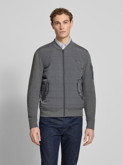 Polo Ralph Lauren Regular Fit gewatteerde jas van katoenmix Antraciet gemêleerd - 4