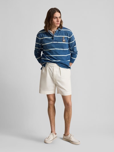 Polo Ralph Lauren Regular Fit Poloshirt aus reiner Baumwolle mit Polo-Bear-Stitching Jeansblau 1