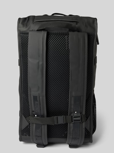 RAINS Rucksack in unifarbenem Design Black 5