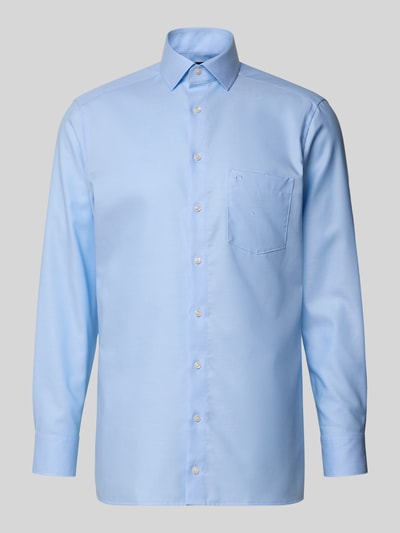 OLYMP Modern Fit Business-Hemd mit Knopfleiste Bleu 2