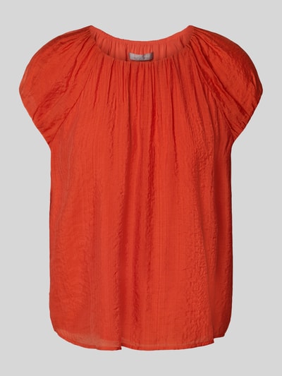 Christian Berg Woman Selection Regular Fit Bluse mit Rundhalsausschnitt Dunkelorange 2