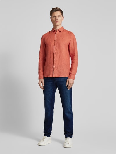 BOSS Orange Jeans in 5-pocketmodel, model 'Re.Maine' Donkerblauw - 1