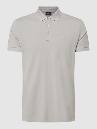 JOOP! Collection Poloshirt mit Label-Stitching Silber 1