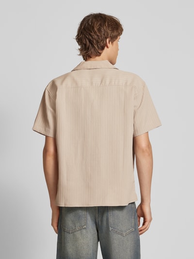 Jack & Jones Freizeithemd mit Knopfleiste Modell 'MASSIMO' Beige 5