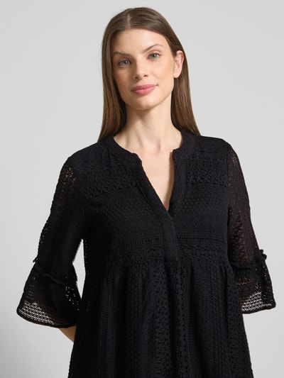 Vero Moda Regular Fit Spitzenkleid aus Baumwoll-Mix Modell 'HONEY' Black 3