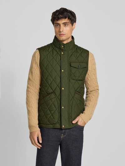 Polo Ralph Lauren Gilet met opstaande kraag Olijfgroen - 4