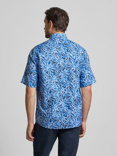 ETERNA Comfort Fit Business-Hemd mit Button-Down-Kragen Marine 5