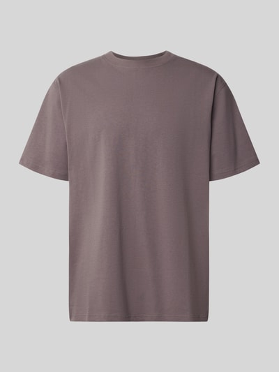Produktfoto, Relaxed Fit T-Shirt aus reiner Baumwolle Modell 'MAARKOS HEAVY WEIGHT' von Armedangels, unifarben, Logo-Stitching, Jerseystruktur