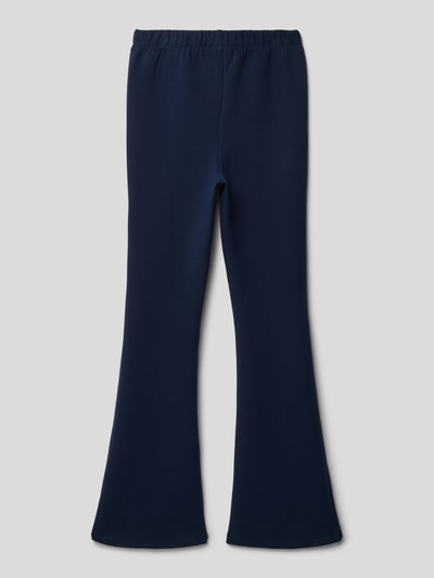 s.Oliver RED LABEL Flared Cut Hose mit elastischem Bund Marineblau 3