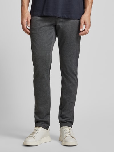 Tom Tailor Slim chino van jersey Middengrijs - 4