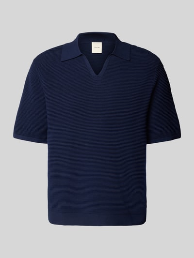 CK Calvin Klein Regular fit poloshirt met V-hals Marineblauw - 2