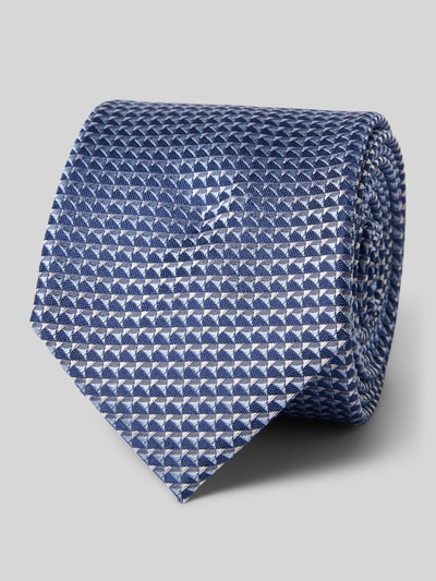 Prince Bowtie Zijden stropdas met logopatch (7 cm) Marineblauw - 1