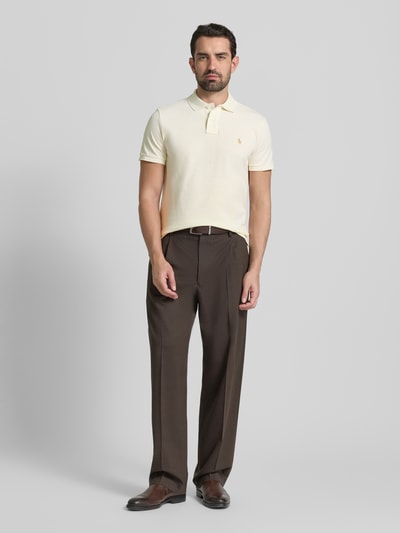 Polo Ralph Lauren Poloshirt mit Label-Stitching Beige 1