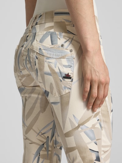 Buena Vista Spodnie materiałowe z 5 kieszeniami model ‘Malibu’ Trzcinowy 3