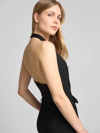 HUGO Jumpsuit mit Wasserfall-Ausschnitt Modell 'Kafesa' Black 3