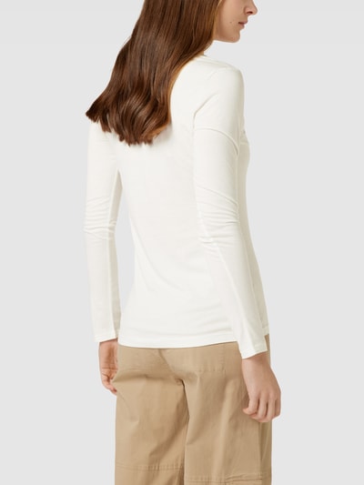QS by s.Oliver Sweatshirt met V-hals Offwhite - 5