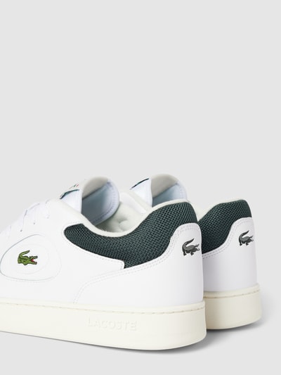 Lacoste Sneaker aus Leder Modell 'LINESET' Weiss 2