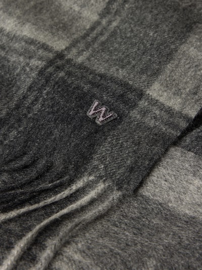 Weekend Max Mara Schal mit Fransen aus Kaschmir Anthrazit 2