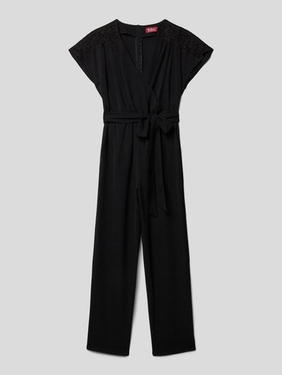 G.O.L. Jumpsuit mit Spitzenbesatz Black 1